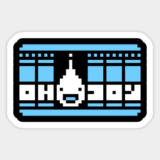 Oh 6 Joy - Big Happy Pixels Sticker